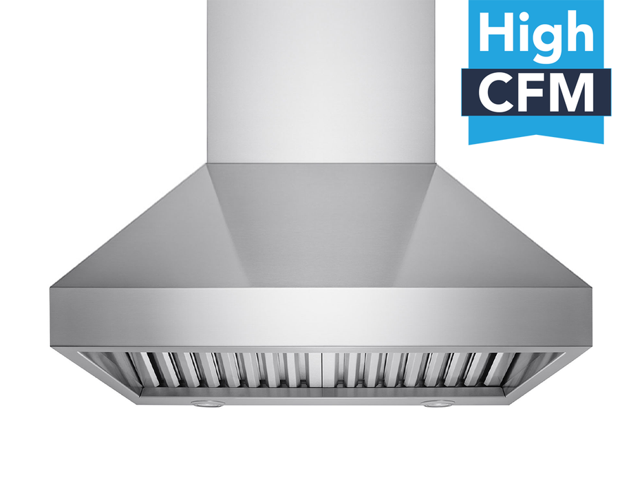 36 Inch 1200 CFM Wall Mount Range Hood - VICTORY TwisterMAX