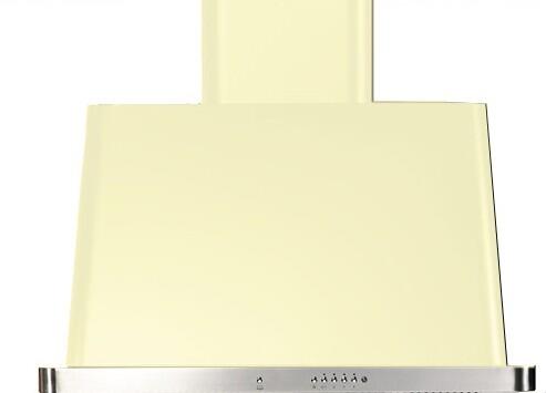 ILVE 30 in. Majestic Antique White Wall Mount Range Hood with 600 CFM Blower, UAM76AW