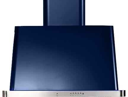 ILVE 30 in. Majestic Midnight Blue Wall Mount Range Hood with 600 CFM Blower, UAM76MB