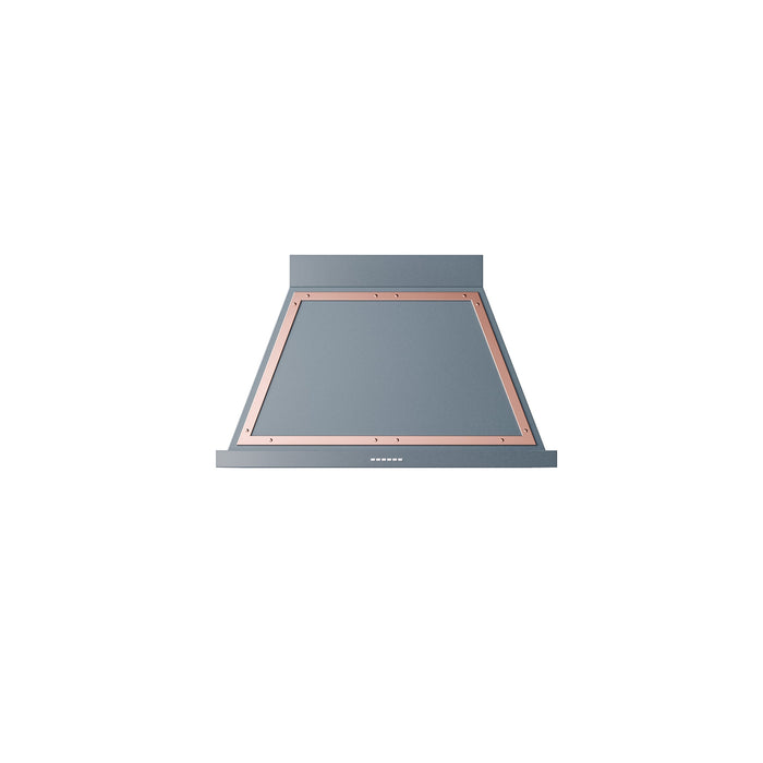 ILVE 40" Nostalgie style wall-mounted extractor Range hood in steel or painted steel with frames - UANB40