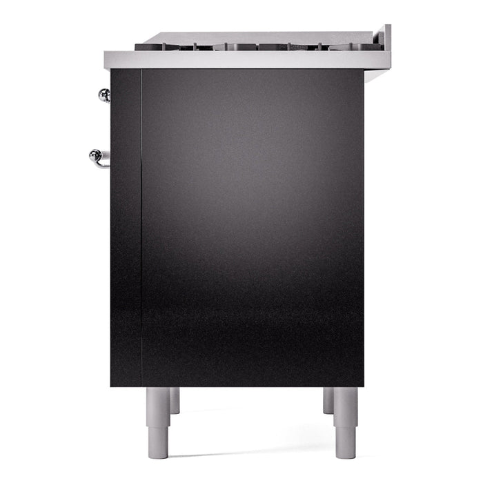 ILVE 36" Nostalgie II Dual Fuel Range with 6 Burners + Fry Top - UP36FNMP