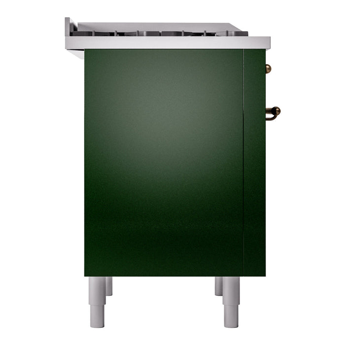 ILVE 36" Nostalgie II Dual Fuel Range with 6 Burners + Fry Top - UP36FNMP