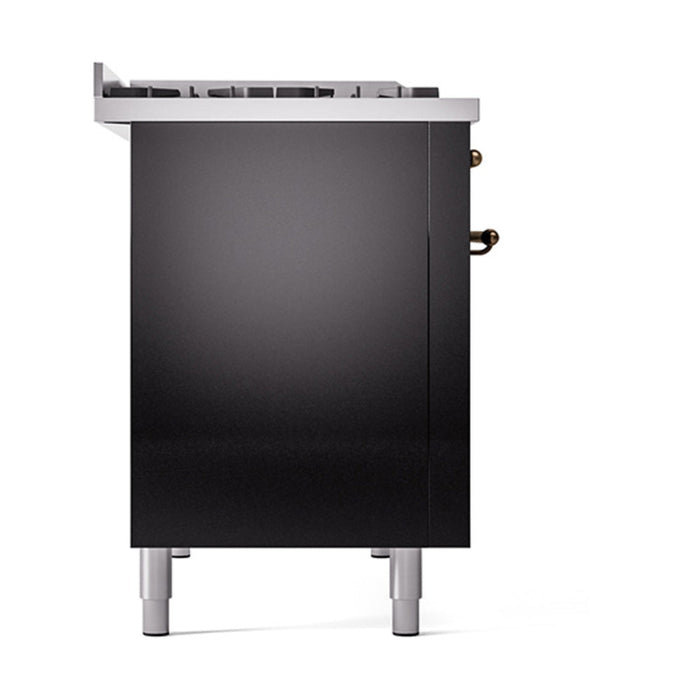 ILVE 48" Nostalgie II Dual Fuel Range with 8 Sealed Burners and Griddle - UP48FNMP