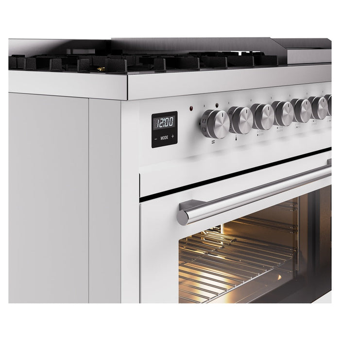 ILVE 48-Inch Professional Plus II Dual Fuel Range with 8 Sealed Burner - UP48FWMP