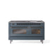 ILVE Nostalgie 60" Dual Fuel Range with 9 Sealed Burners Griddle Triple Glass Door - UP60FNMP