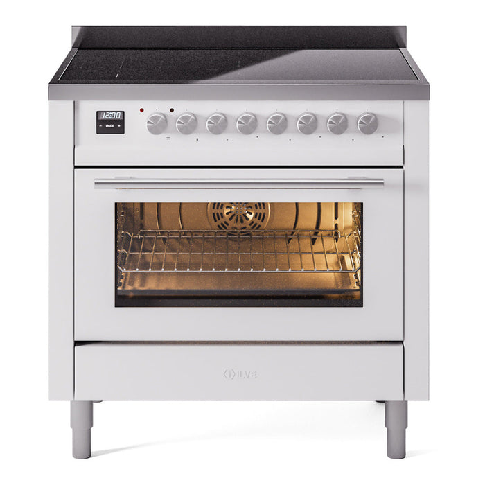 ILVE Professional Plus II 36" Induction Range with 6 Elements, Triple Glass Door - UPI366WMP