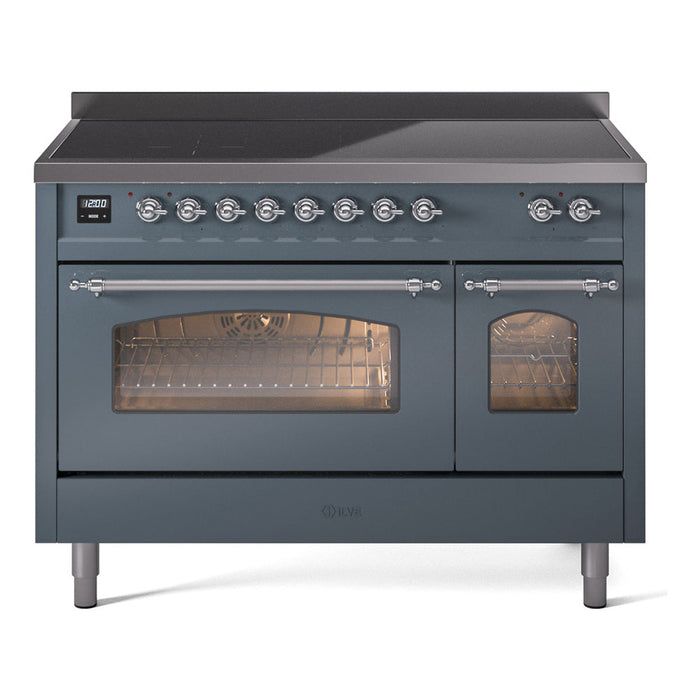 ILVE 40" Professional Plus II Induction Range with 6 Elements, Triple Glass Door - UPDI406WMP