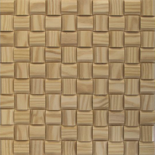 US Pine Pyramid Mesh-mounted Wood Mosaic Wall Tile - Livfloors Collect ...