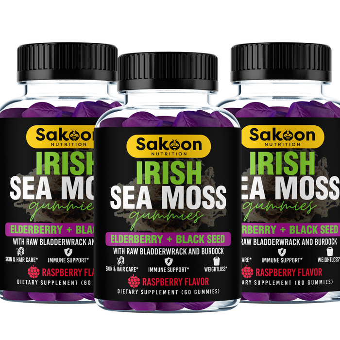 Sea Moss Gummies With Elderberry & Black Seed Oil