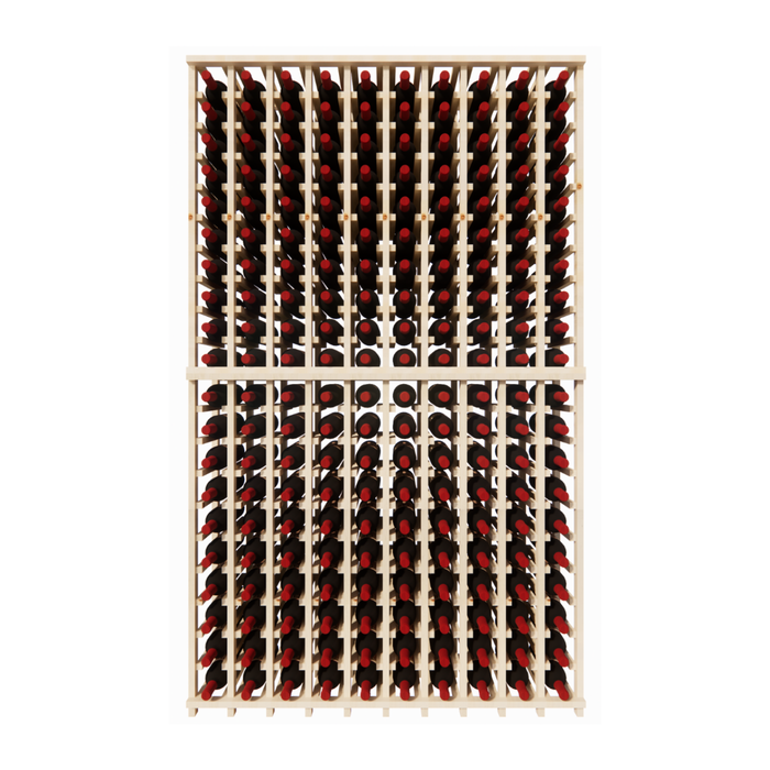 Wine Racking 10 Column Display Customizable Standard Bottle Storage