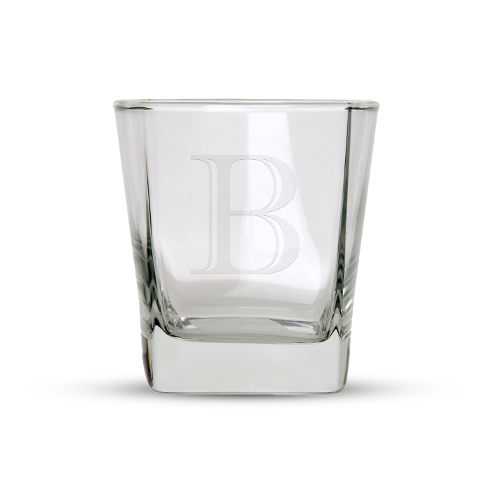 Monogrammed Rock Glasses (Set of 2)