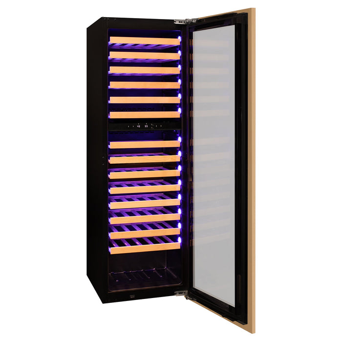 101 Bottle Dual Zone Panel Ready Wine Refrigerator