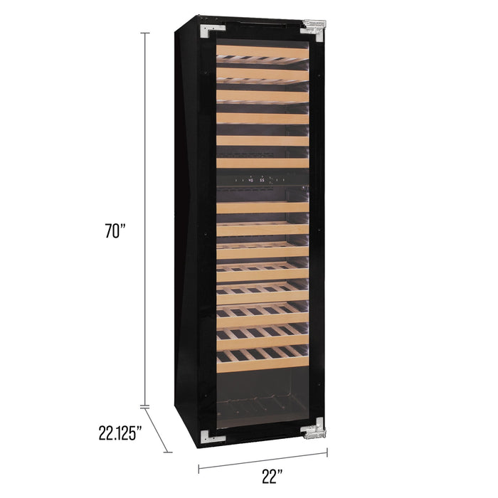 101 Bottle Dual Zone Panel Ready Wine Refrigerator