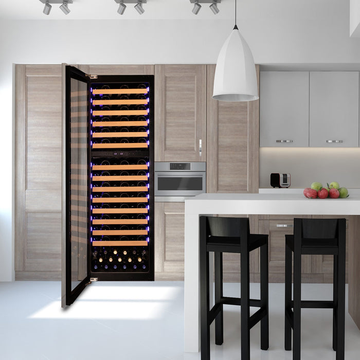 101 Bottle Dual Zone Panel Ready Wine Refrigerator