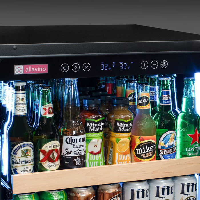 Reserva Series Stainless Steel Side-by-Side Beverage Center