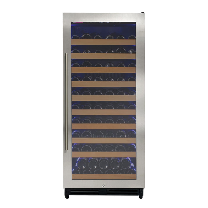 Reserva Series 119 Bottle 55" Tall Single Zone Right Hinge Stainless Steel Wine Refrigerator