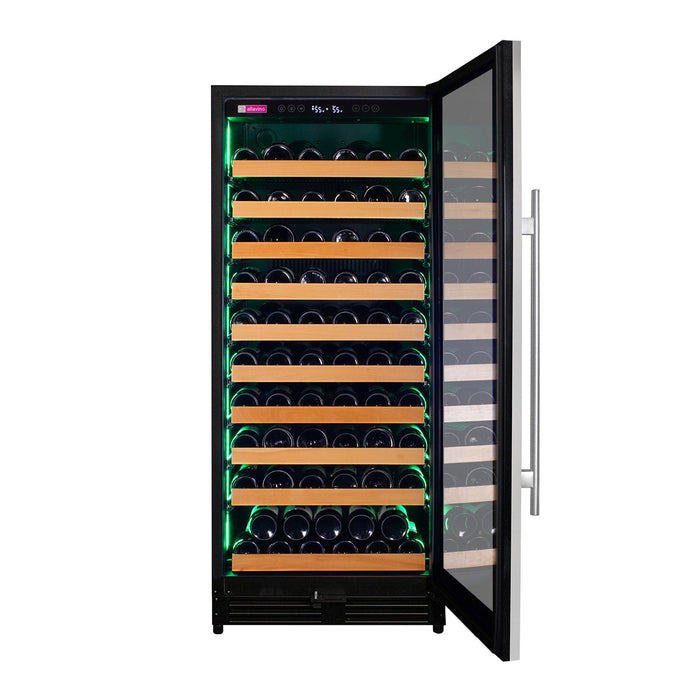 Reserva Series 119 Bottle 55" Tall Single Zone Right Hinge Stainless Steel Wine Refrigerator