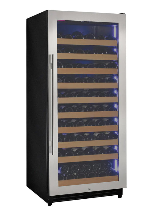 Reserva Series 119 Bottle 55" Tall Single Zone Right Hinge Stainless Steel Wine Refrigerator