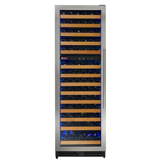 Reserva Series 154 Bottle 71" Tall Dual Zone Left Hinge Stainless Steel Wine Refrigerator