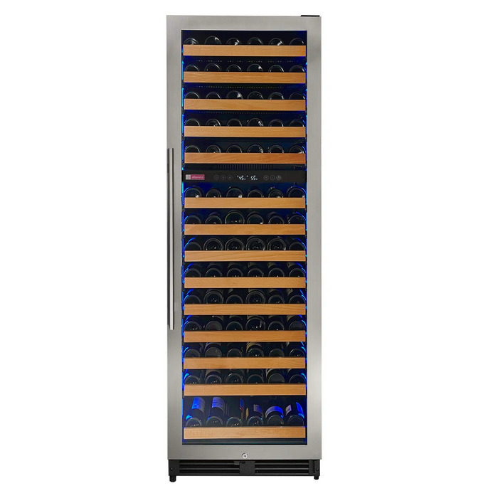 Reserva Series 154 Bottle 71" Tall Dual Zone Right Hinge Stainless Steel Wine Refrigerator