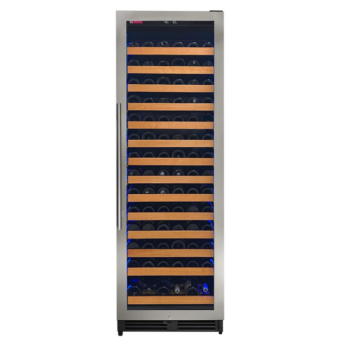 Reserva Series 163 Bottle 71" Tall Single Zone Right Hinge Stainless Steel Wine Refrigerator