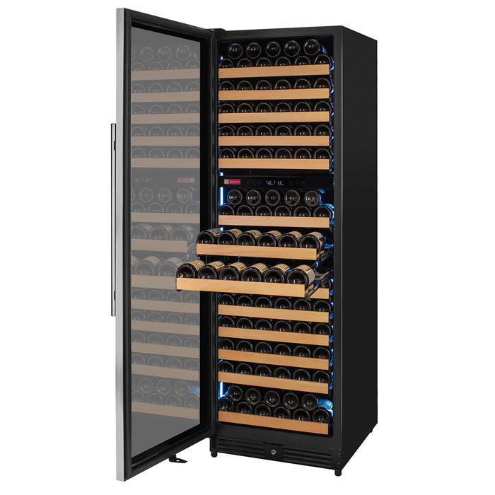 Reserva Series 172 Bottle Dual Zone Built-in Wine Refrigerator with Stainless Steel Door - Left Hinge