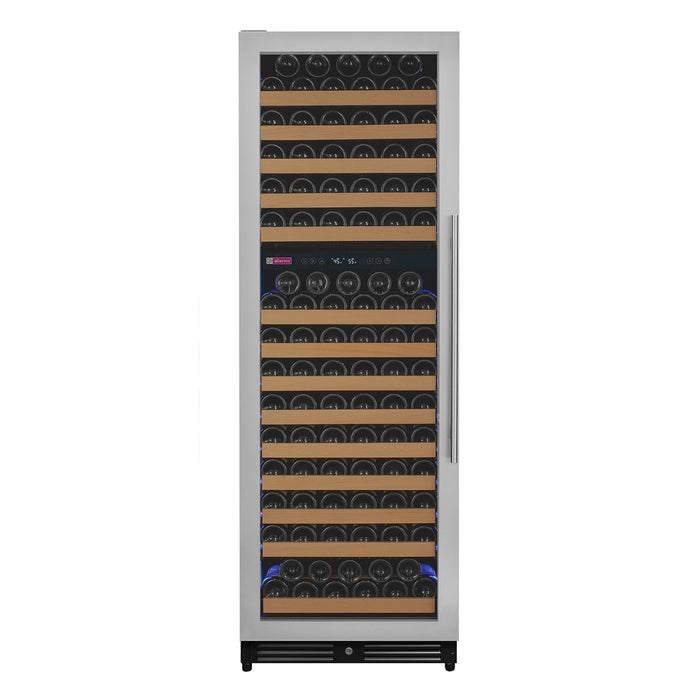 Reserva Series 172 Bottle Dual Zone Built-in Wine Refrigerator with Stainless Steel Door - Left Hinge