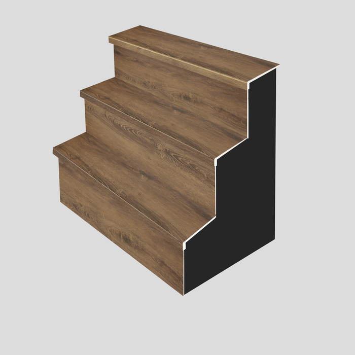 Barrell 1.25" Thick x 12.01" Width x 47.24" Stair Tread Eased Edge Molding - MSI Everlife