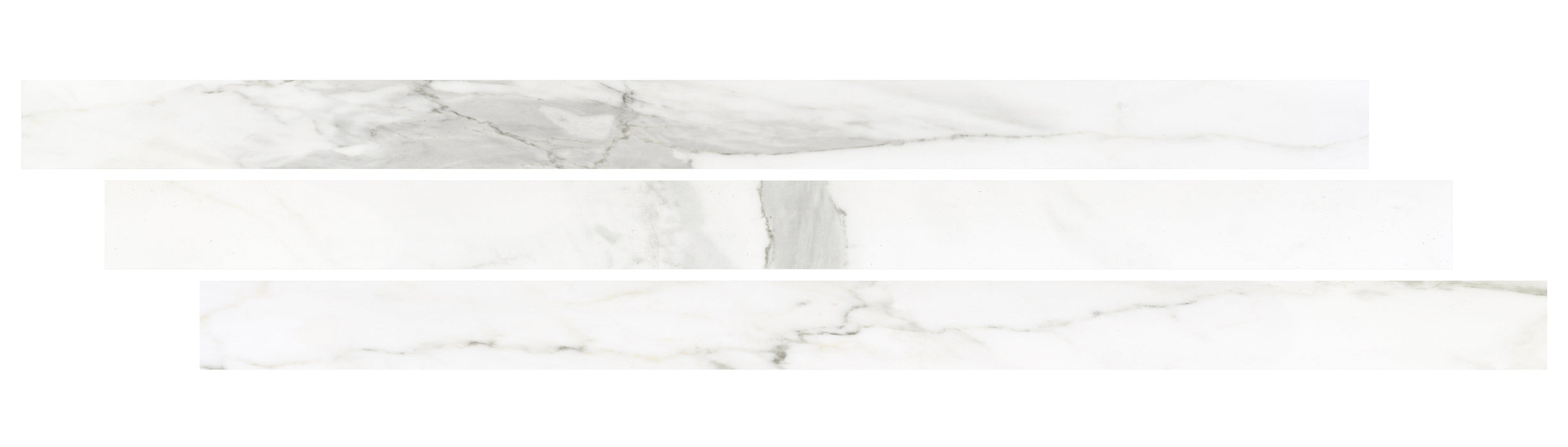 Calacatta Legend 1.03" Thick x 2.23" Wide x 94" Length Luxury Vinyl Overlapping Stairnose Molding - MSI Everlife