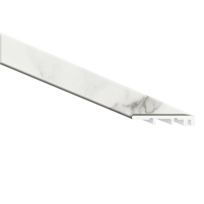 Calacatta Venosa Gold 0.26" Thick x 1.77" Width x 94" Luxury Vinyl End Cap Molding - MSI Everlife