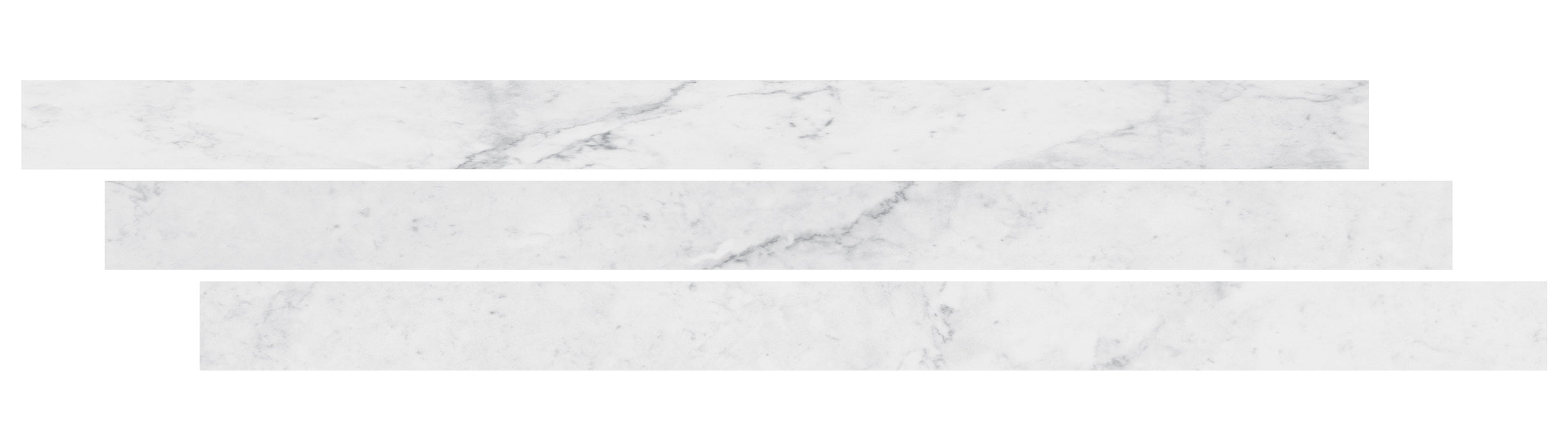 Carrara Avell 0.26" Thick x 1.77" Width x 94" Luxury Vinyl End Cap Molding  - MSI Everlife