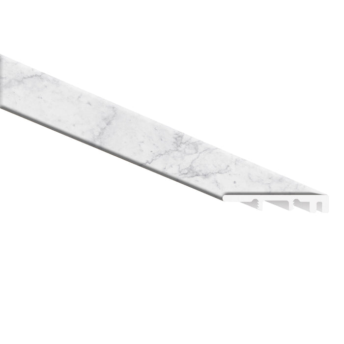 Carrara Avell 0.26" Thick x 1.77" Width x 94" Luxury Vinyl End Cap Molding  - MSI Everlife