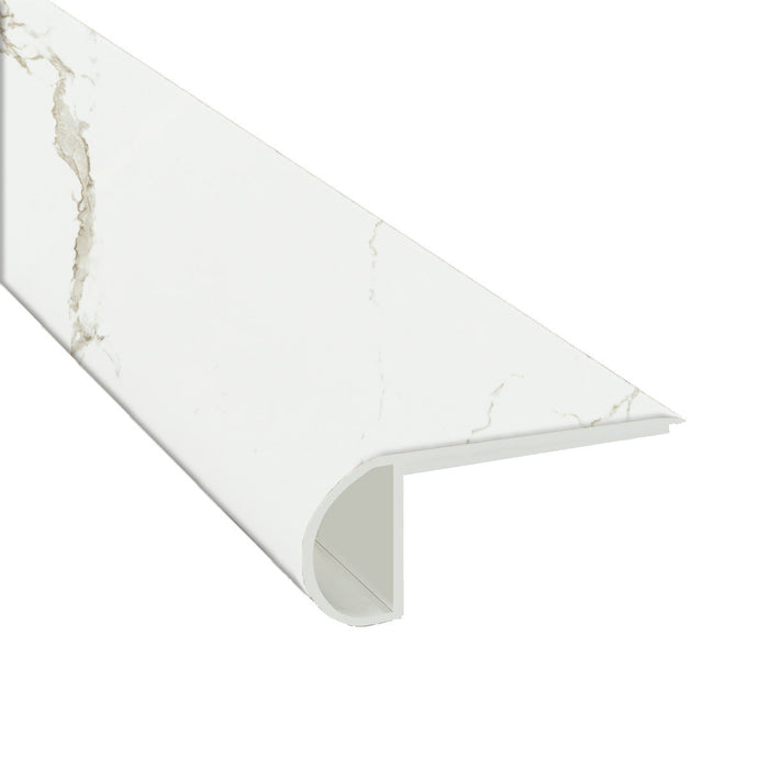 Calacatta Sera 0.75" Thick x 2.75" Width x 94" Luxury Vinyl Flush Stairnose Molding - MSI Everlife