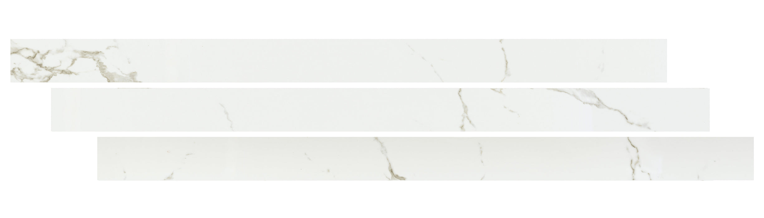 Calacatta Sera 0.27" Thick x 1.77" Wide x 94" Length Luxury Vinyl T Molding - MSI Everlife