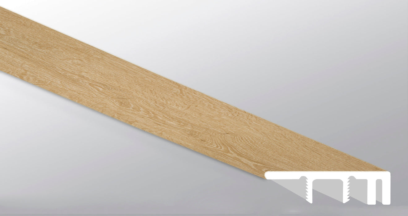 Coastal Cottage 0.49" Thick x 1.5" Wide x 94" Length Luxury Vinyl End Cap Molding Large - MSI Everlife Collection