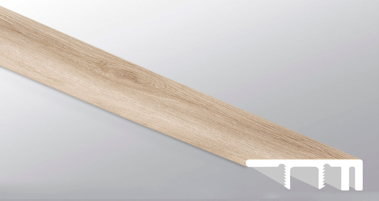 Flaxen 0.49" Thick x 1.5" Wide x 94" Length Luxury Vinyl End Cap Molding Large - MSI Everlife Collection