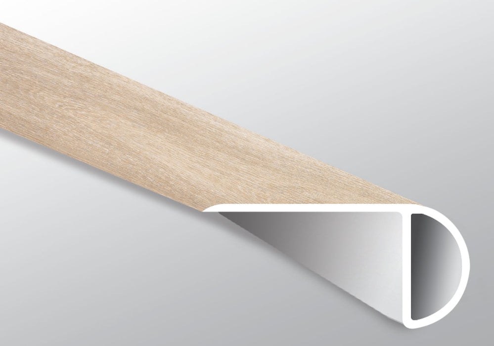 Flaxen 1.03" Thick x 2.23" Wide x 94" Length Overlapping Stair Nose Molding - MSI Everlife Collection