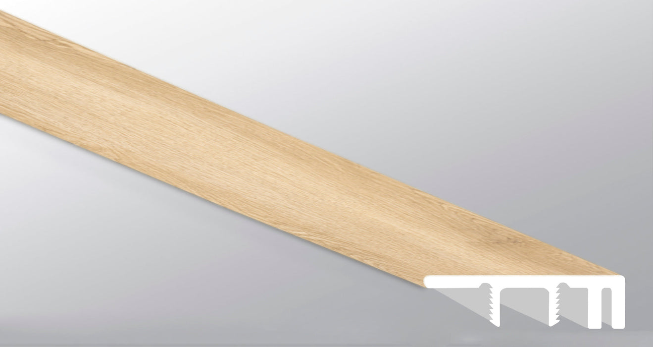 Hyde Haven 0.49" Thick x 1.5" Wide x 94" Length Luxury Vinyl End Cap Molding Large - MSI Everlife Collection