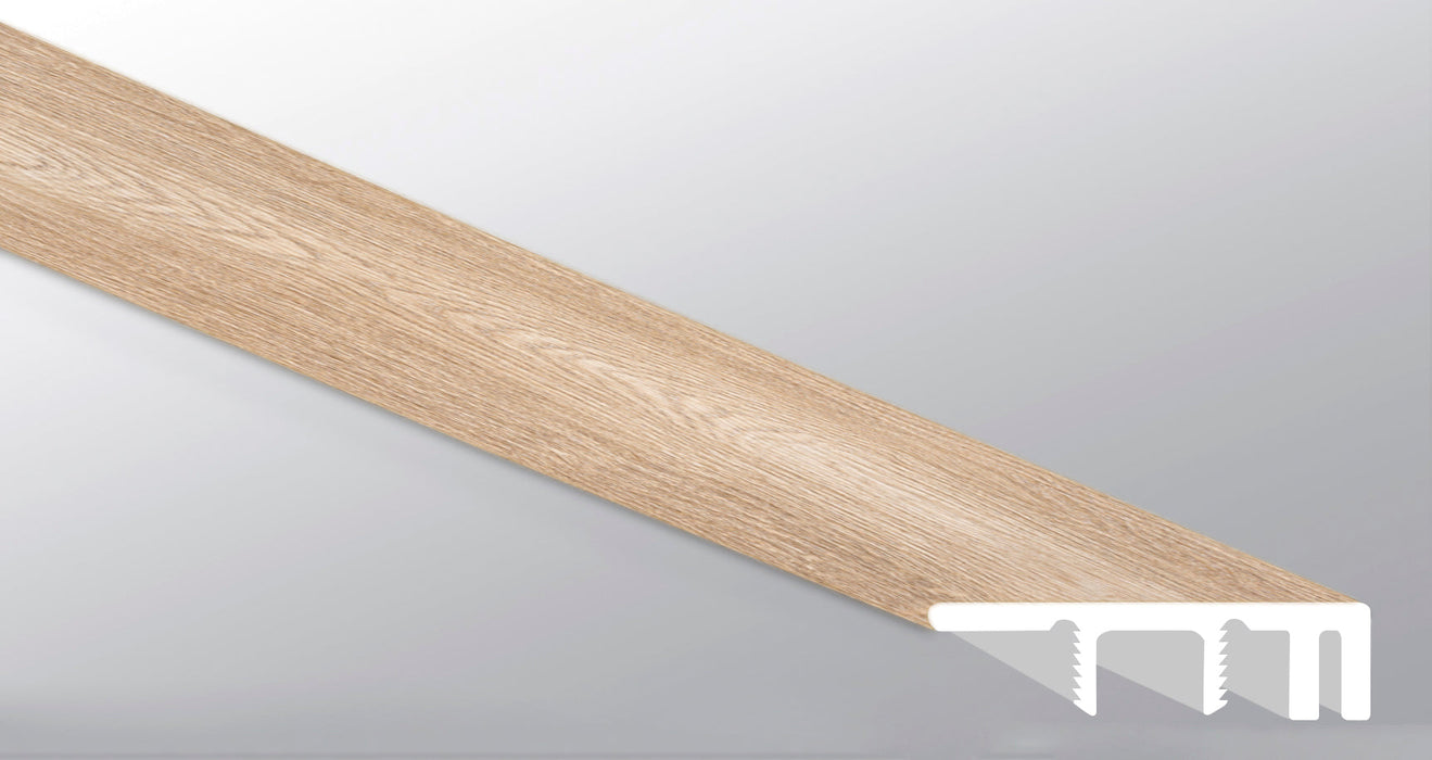Linen Loggia 0.49" Thick x 1.5" Wide x 94" Length Luxury Vinyl End Cap Molding Large - MSI Everlife Collection