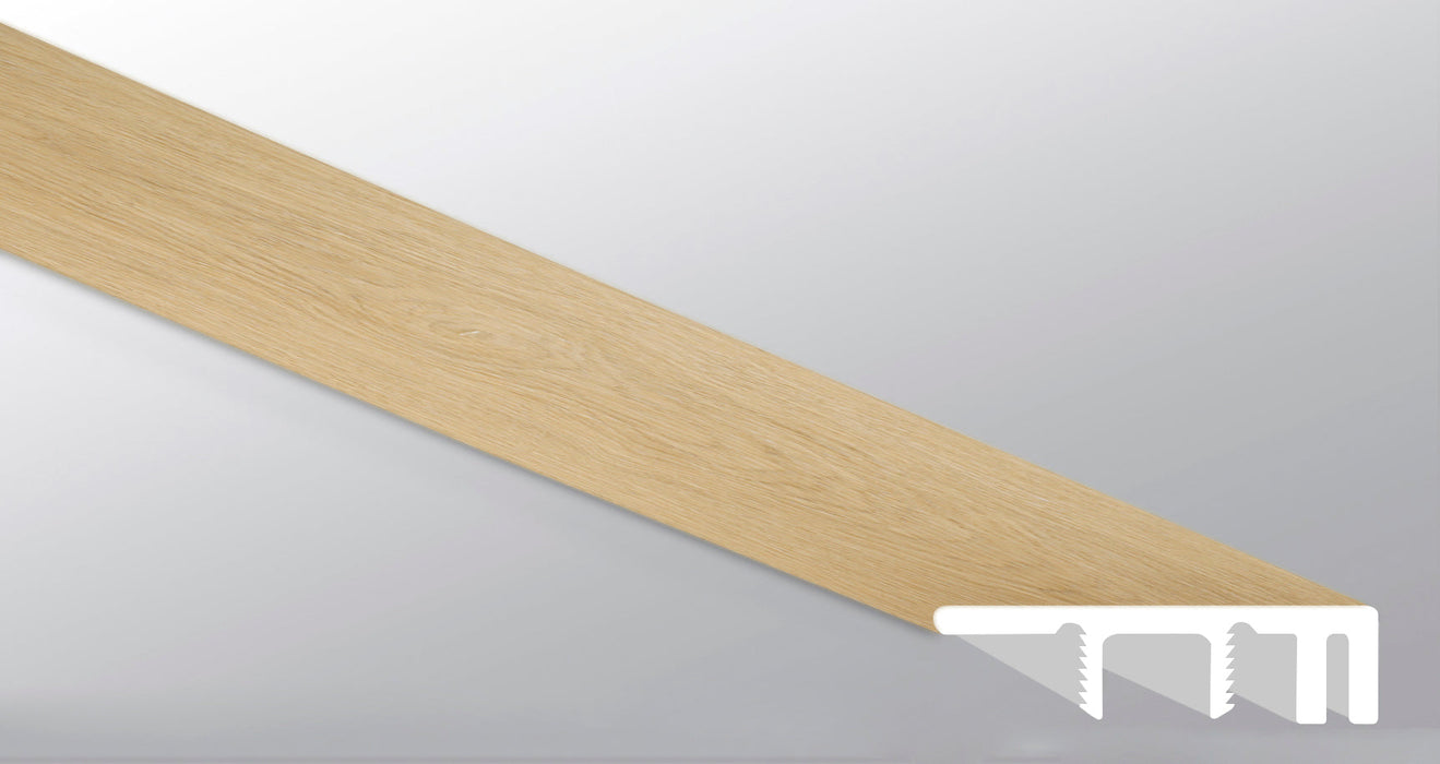 Malta 0.49" Thick x 1.5" Wide x 94" Length Luxury Vinyl End Cap Molding Large - MSI Everlife Collection