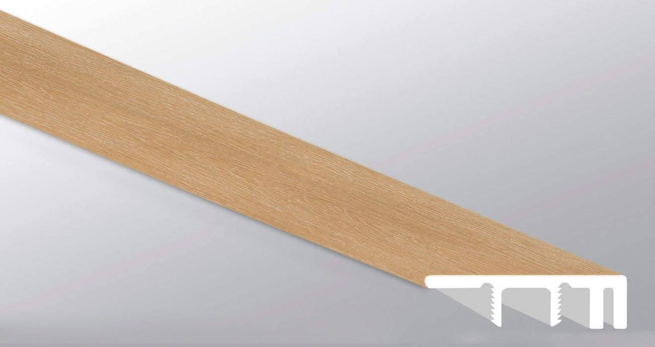 Selbourne 0.49" Thick x 1.5" Wide x 94" Length Luxury Vinyl End Cap Molding Large - MSI Everlife Collection