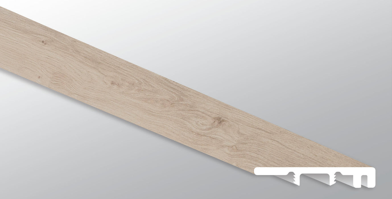 Shasta Grove 0.26" Thick x 1.77" Wide x 94" Length Luxury Vinyl End Cap Molding - MSI Everlife Collection