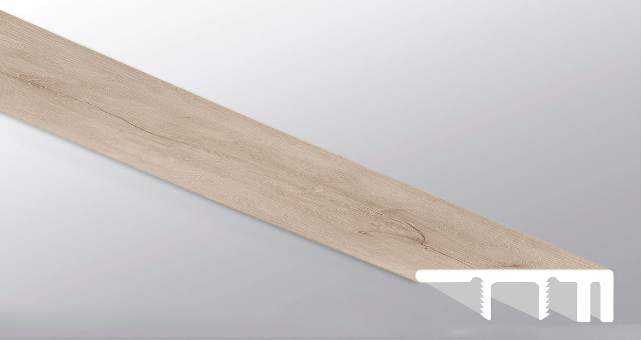 Shasta Grove 0.49" Thick x 1.5" Wide x 94" Length Luxury Vinyl End Cap Molding Large - MSI Everlife Collection