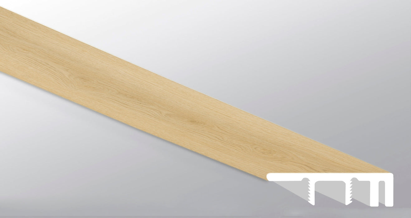 Tranquilla 0.49" Thick x 1.5" Wide x 94" Length Luxury Vinyl End Cap Molding Large - MSI Everlife Collection