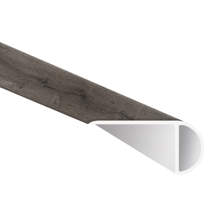 Walnut Waves 1.03" Thick x 2.23" Wide x 94" Length Luxury Vinyl Overlapping Stairnose Molding - MSI Everlife