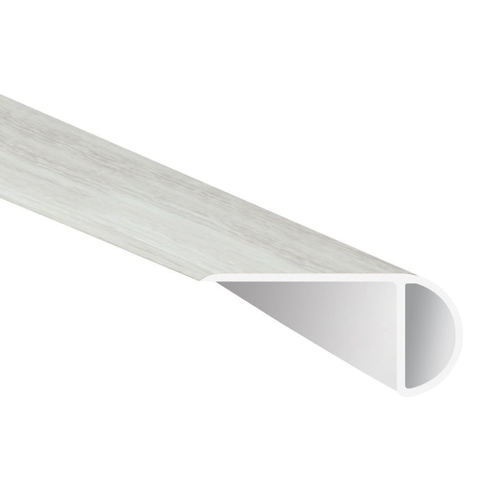 White Ocean 1.03" Thick x 2.23" Wide x 94" Length Luxury Vinyl Overlapping Stairnose Molding - MSI Everlife