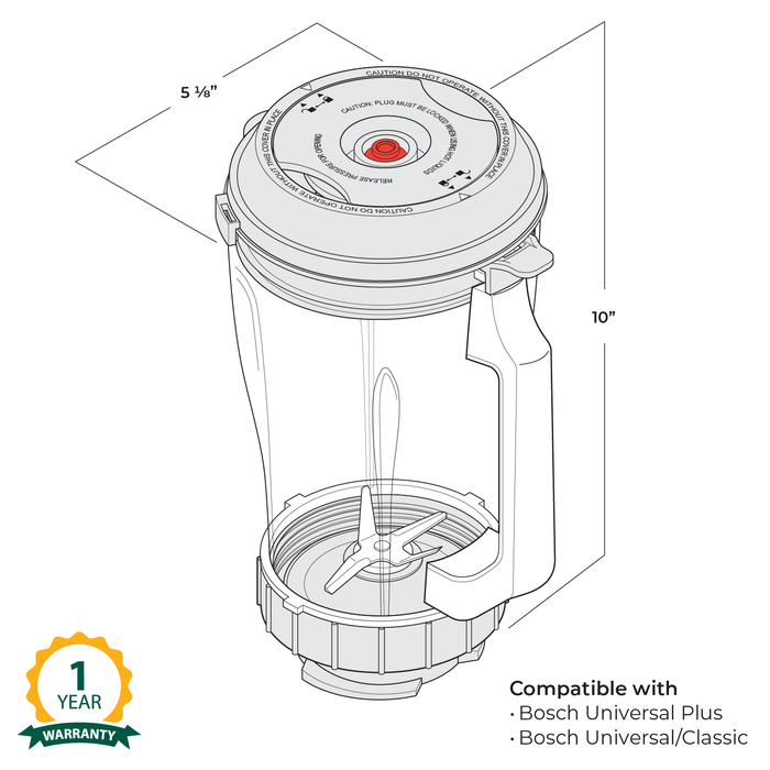 Vacuum Blender Mixer Attachment