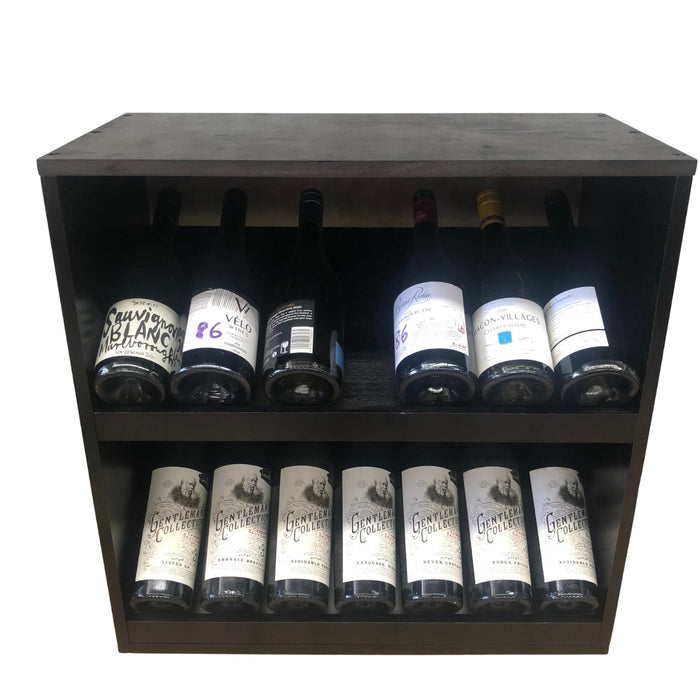 14 Bottle Display Wine Cube | 18mm Thick