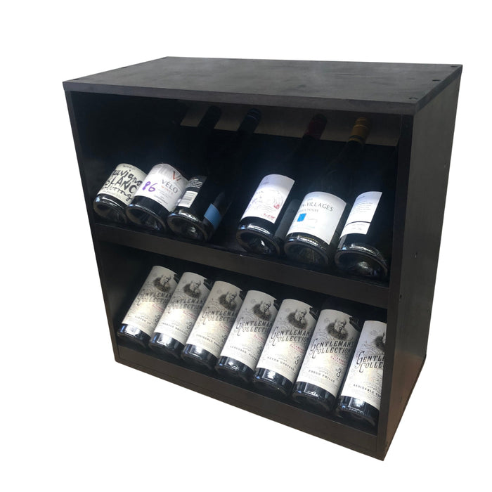 14 Bottle Display Wine Cube | 18mm Thick