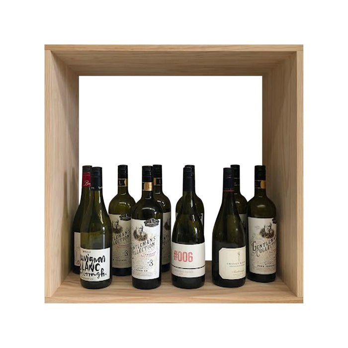 Hollow Inside Wine Cube Storage Box | 18mm Thick